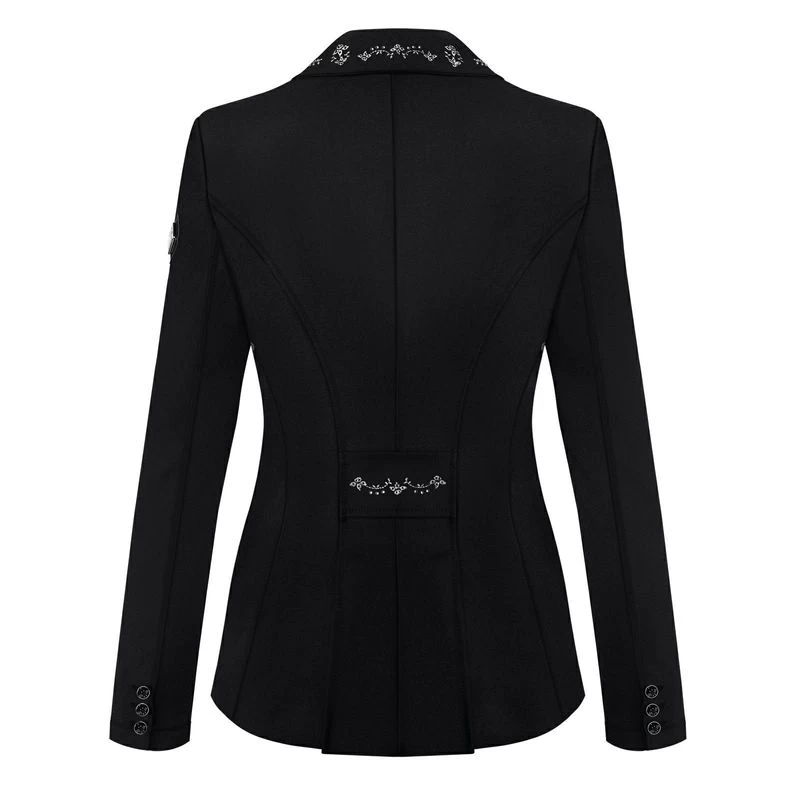 Fair Play Women's Alissa Fleur Dressage Short Tail Coat - Black 5 Fair Play Women's Alissa Fleur Dressage Short Tail Coat - Black - Image 3