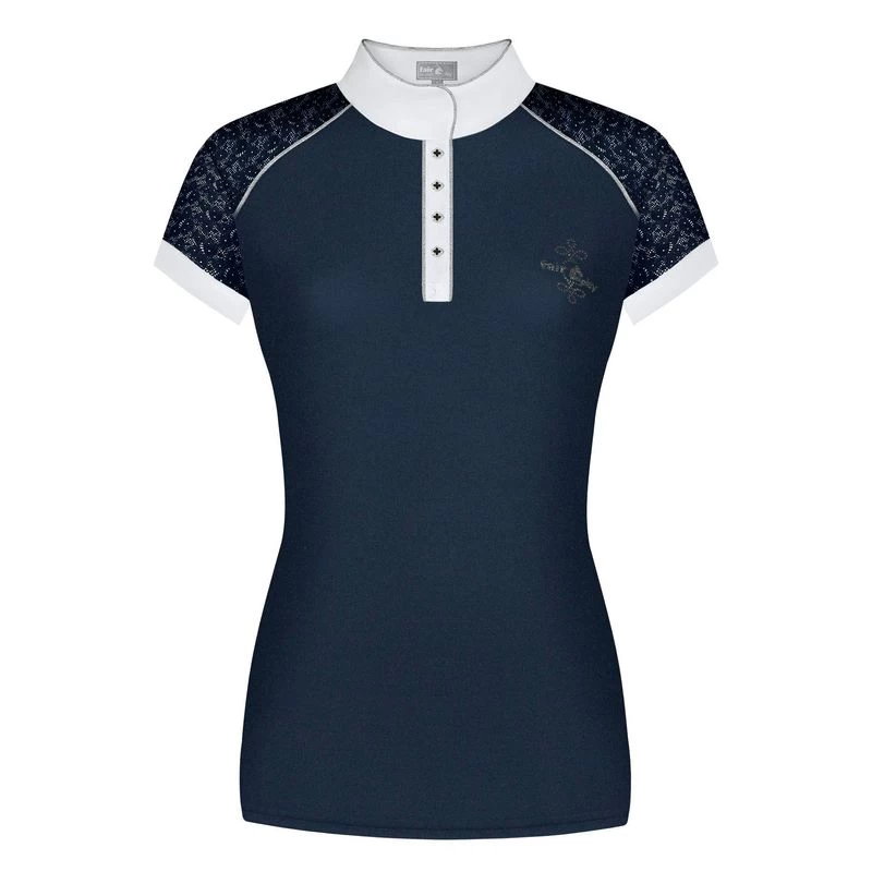 Fair Play Women's Anita Short Sleeve Competition Shirt - Navy 3 Fair Play Women's Anita Short Sleeve Competition Shirt - Navy