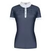 Fair Play Women's Aiko Short Sleeve Competition Shirt - Steel Blue -Equestrian Equipment 655486 800 800