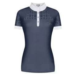 Fair Play Women's Aiko Short Sleeve Competition Shirt - Steel Blue