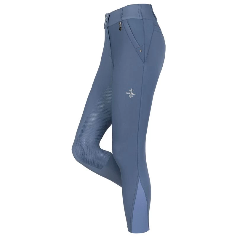 Fair Play Women's Jasmine Full Seat Breeches - Steel Blue 3 Fair Play Women's Jasmine Full Seat Breeches - Steel Blue