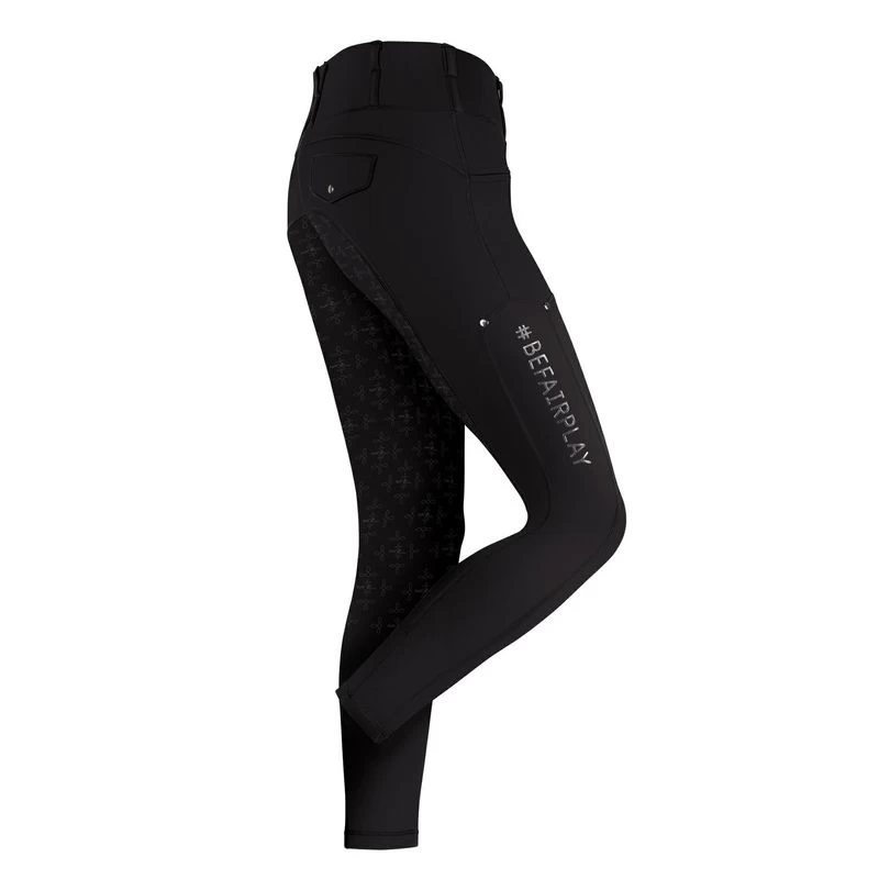 Fair Play Women's Alma Full Seat Tights - Black 4 Fair Play Women's Alma Full Seat Tights - Black - Image 2