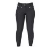 Back On Track Women's Katie Knee Patch Breeches - Black 1 Back On Track Women's Katie Knee Patch Breeches - Black -Equestrian Equipment 669125 800 800