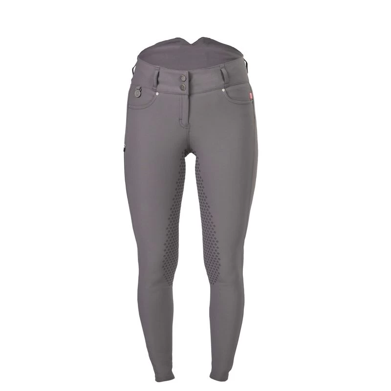 Back On Track Women's Julia Full Seat Breeches - Grey 3 Back On Track Women's Julia Full Seat Breeches - Grey