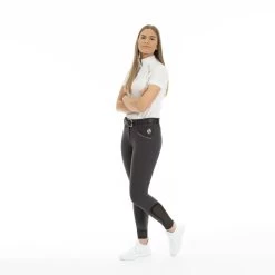 Equinavia Women's Victoria Silicone Full Seat Breeches - Anthracite -Equestrian Equipment 670022 800 800
