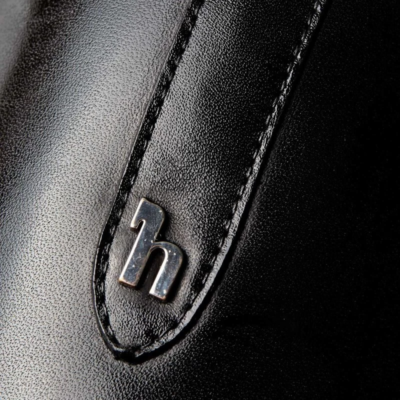 Horze Wicklow Half Chaps - Black 4 Horze Wicklow Half Chaps - Black - Image 2