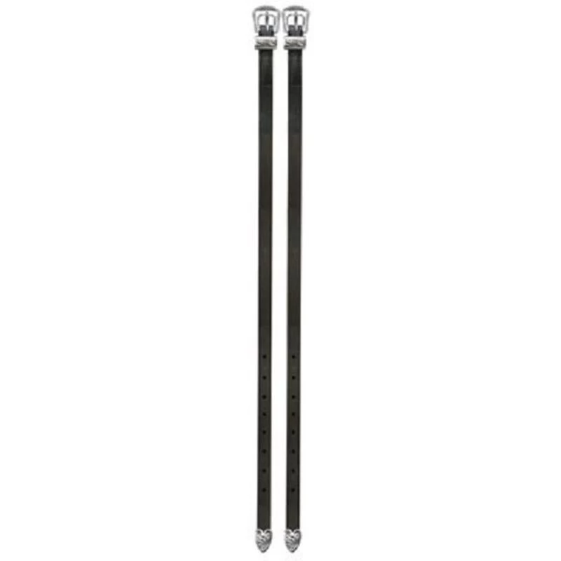 Perri's Spur Straps W/Silver Buckles - Black 3 Perri's Spur Straps W/Silver Buckles - Black