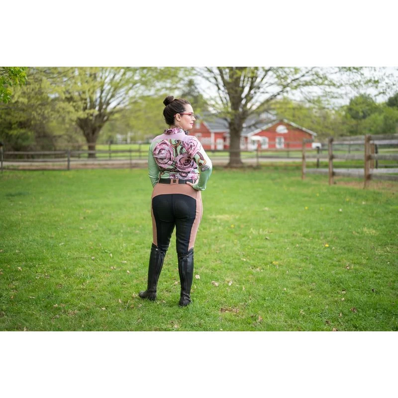FITS Women's All Season Full Seat 2 Pocket Breeches - Roan Duet 6 FITS Women's All Season Full Seat 2 Pocket Breeches - Roan Duet - Image 4
