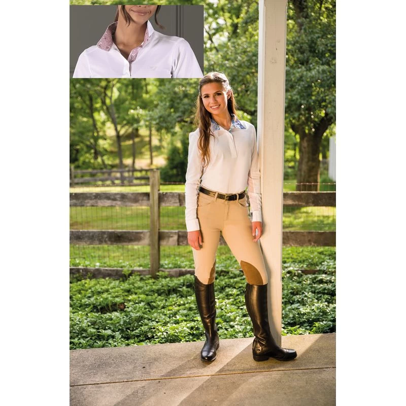 Shires Aubrion Women's Equestrian Style Shirt - Moonstar 4 Shires Aubrion Women's Equestrian Style Shirt - Moonstar - Image 2