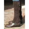 Ovation EZE Tab Suede Half Chaps - Brown -Equestrian Equipment 676708 800 800