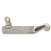 Toklat 3/4" Rope Engraved Western Spur - Stainless Steel -Equestrian Equipment 677217 800 800