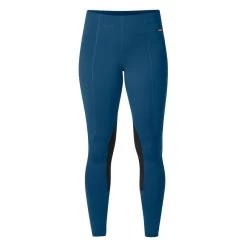 Kerrits Women's Flow Rise Knee Patch Performance Tights - Lagoon