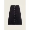 EQL Women's Soft Stretch Corduroy Skirt - Black -Equestrian Equipment 681927 800 800
