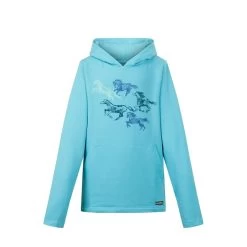 Kerrits Kids' Happy Herd Pullover Hoodie - Topaz
