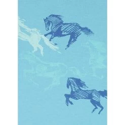 Kerrits Kids' Happy Herd Pullover Hoodie - Topaz -Equestrian Equipment 682265 800 800