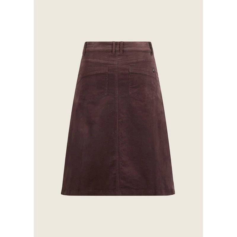 EQL Women's Soft Stretch Corduroy Skirt - Java 4 EQL Women's Soft Stretch Corduroy Skirt - Java - Image 2