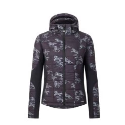 Kerrits Women's Light & Lofty Quilted Jacket - Black Run Free