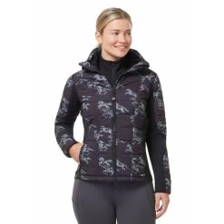 Kerrits Women's Light & Lofty Quilted Jacket - Black Run Free -Equestrian Equipment 683030 800 800