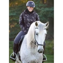 Kerrits Women's Light & Lofty Quilted Jacket - Black Run Free -Equestrian Equipment 683032 800 800