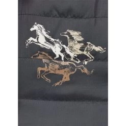 Kerrits Kids' Pony Tracks Reversible Quilted Jacket - Black Run Free/Black 10 Kerrits Kids' Pony Tracks Reversible Quilted Jacket - Black Run Free/Black -Equestrian Equipment 683178 800 800