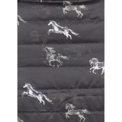 Kerrits Kids' Pony Tracks Reversible Quilted Jacket - Black Run Free/Black 11 Kerrits Kids' Pony Tracks Reversible Quilted Jacket - Black Run Free/Black -Equestrian Equipment 683179 800 800