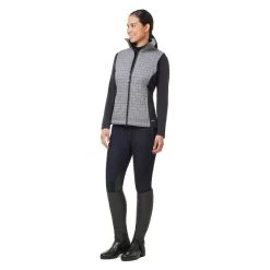 Kerrits Women's Full Motion Quilted Vest - Peppercorn Herringbone Plaid 9 Kerrits Women's Full Motion Quilted Vest - Peppercorn Herringbone Plaid -Equestrian Equipment 683392 800 800