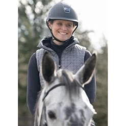 Kerrits Women's Full Motion Quilted Vest - Peppercorn Herringbone Plaid 10 Kerrits Women's Full Motion Quilted Vest - Peppercorn Herringbone Plaid -Equestrian Equipment 683393 800 800