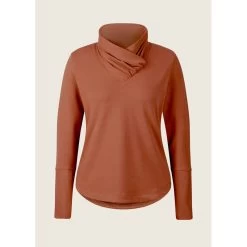 EQL Women's Weekender Wrap Neck Top - Cinnamon