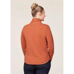 EQL Women's Weekender Wrap Neck Top - Cinnamon -Equestrian Equipment 687627 800 800