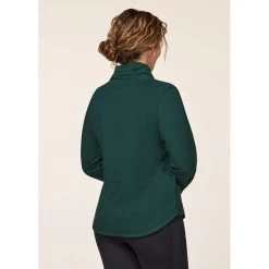 EQL Women's Weekender Wrap Neck Top - Hunter -Equestrian Equipment 687794 800 800