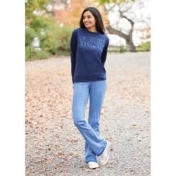 EQL Women's Held Collage Sweatshirt - Ink 11 EQL Women's Held Collage Sweatshirt - Ink -Equestrian Equipment 687976 800 800