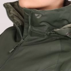 Shires Aubrion Women's Halcyon Mid Length Waterproof Coat - Green 13 Shires Aubrion Women's Halcyon Mid Length Waterproof Coat - Green -Equestrian Equipment 690470 800 800