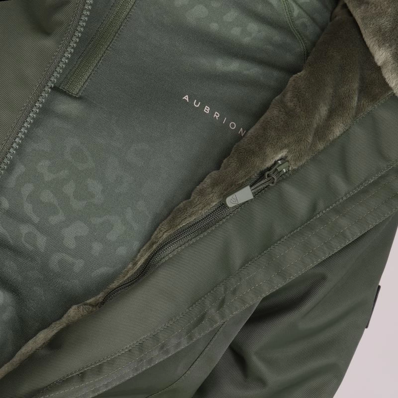 Shires Aubrion Women's Halcyon Mid Length Waterproof Coat - Green 9 Shires Aubrion Women's Halcyon Mid Length Waterproof Coat - Green - Image 7