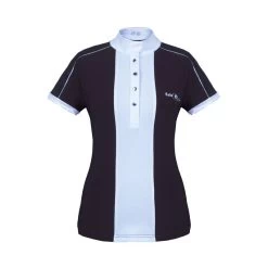 Fair Play Women's Claire Short Sleeve Competition Shirt - Black/White