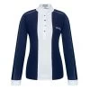 Fair Play Women's Claire Long Sleeve Competition Shirt - Navy/White 2 Fair Play Women's Claire Long Sleeve Competition Shirt - Navy/White -Equestrian Equipment 692990 800 800