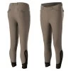 Equinavia Men's Erik Knee Patch Breeches - Mushroom Brown -Equestrian Equipment 693695 800 800
