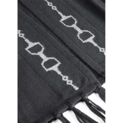 EQL Women's Bits & Fringe Cardigan - Black/Sterling -Equestrian Equipment 694502 800 800