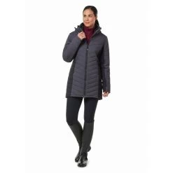 Kerrits Women's Horsey Houndstooth Insulated Parka - Peppercorn Houndstooth/Black 13 Kerrits Women's Horsey Houndstooth Insulated Parka - Peppercorn Houndstooth/Black -Equestrian Equipment 694519 800 800