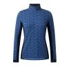 Kerrits Women's Stable Temp Merino Wool Quarter Zip Top - True Blue Wild Horses 1 Kerrits Women's Stable Temp Merino Wool Quarter Zip Top - True Blue Wild Horses -Equestrian Equipment 694927 800 800