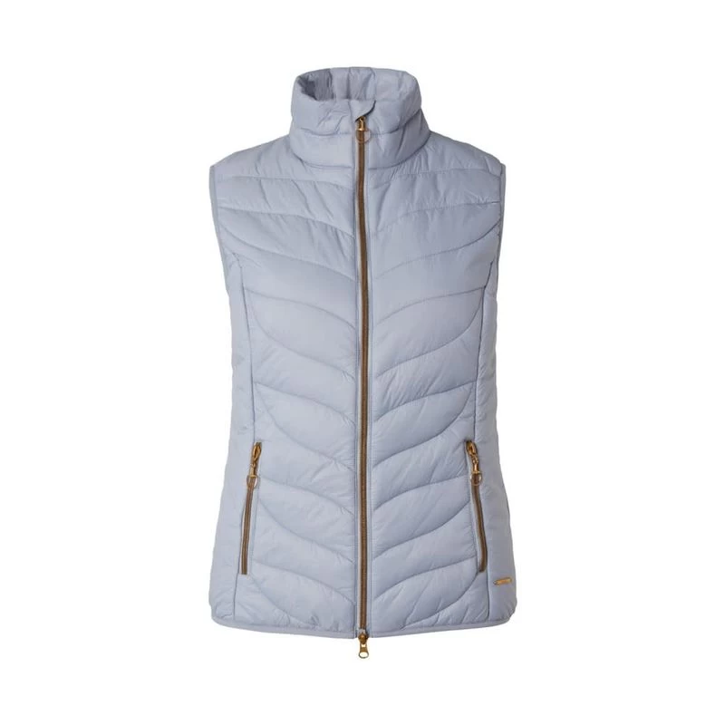 Horze Women's Shannon Light Padded Vest - Grey Dawn 3 Horze Women's Shannon Light Padded Vest - Grey Dawn