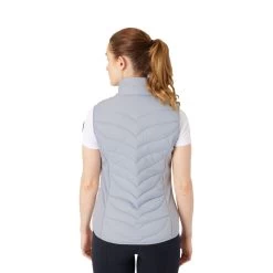 Horze Women's Shannon Light Padded Vest - Grey Dawn 10 Horze Women's Shannon Light Padded Vest - Grey Dawn -Equestrian Equipment 695556 800 800