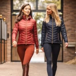 Horze Women's Shannon Light Padded Jacket - Smoked Paprika -Equestrian Equipment 695623 800 800