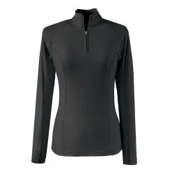 Ovation Women's Altitude Solid Sun Shirt - Black