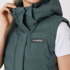 B Vertigo Women's Celeste Waterproof Vest - Jungle Green 8 B Vertigo Women's Celeste Waterproof Vest - Jungle Green -Equestrian Equipment 696834 800 800
