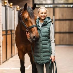 B Vertigo Women's Celeste Waterproof Vest - Jungle Green 9 B Vertigo Women's Celeste Waterproof Vest - Jungle Green -Equestrian Equipment 696835 800 800