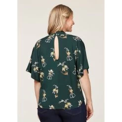EQL Women's Lexi Cowl Neck Dolman Shirt - Ivy Hunt Field Floral 10 EQL Women's Lexi Cowl Neck Dolman Shirt - Ivy Hunt Field Floral -Equestrian Equipment 698387 800 800