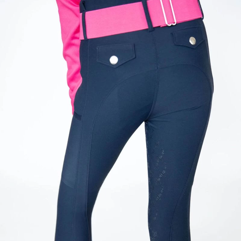 Romfh Kids' Frida Full Grip Pull On Tights - Dark Navy 4 Romfh Kids' Frida Full Grip Pull On Tights - Dark Navy - Image 2