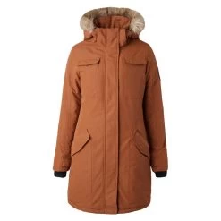 B Vertigo Women's Gwen Parka Riding Jacket - Leather Brown