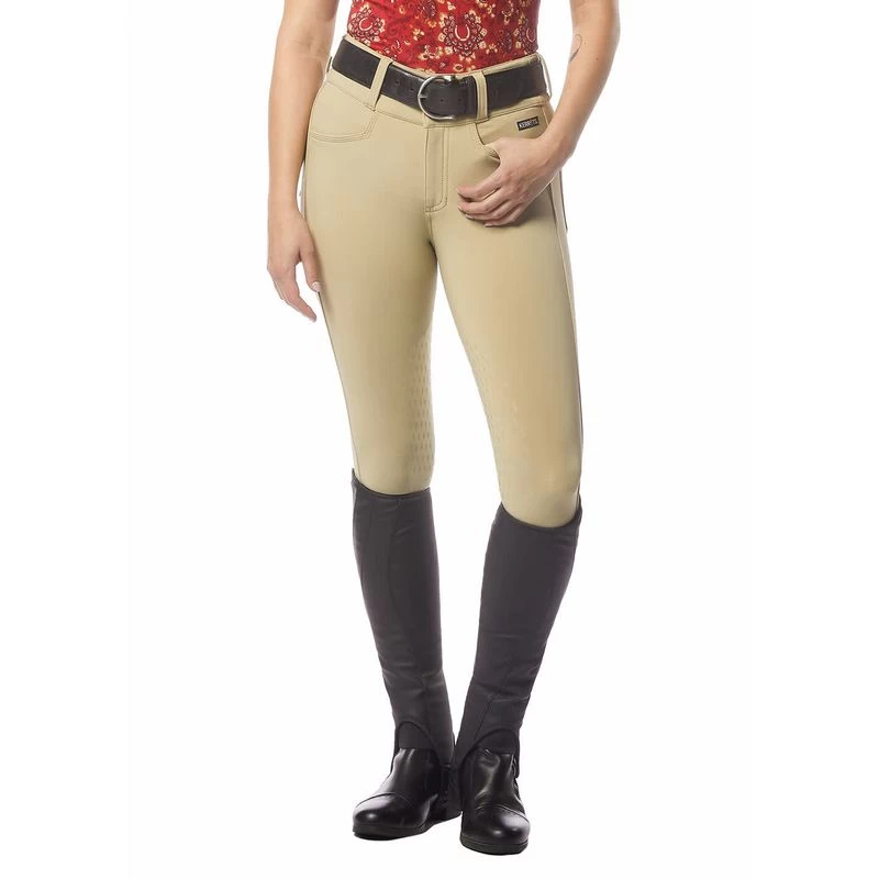 Kerrits Women's Arena K-Pro Knee Patch Breeches - Tan 5 Kerrits Women's Arena K-Pro Knee Patch Breeches - Tan - Image 3