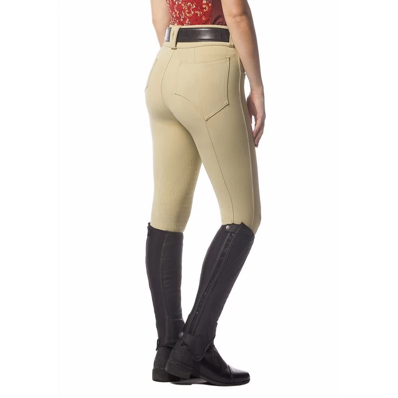 Kerrits Women's Arena K-Pro Knee Patch Breeches - Tan 6 Kerrits Women's Arena K-Pro Knee Patch Breeches - Tan - Image 4